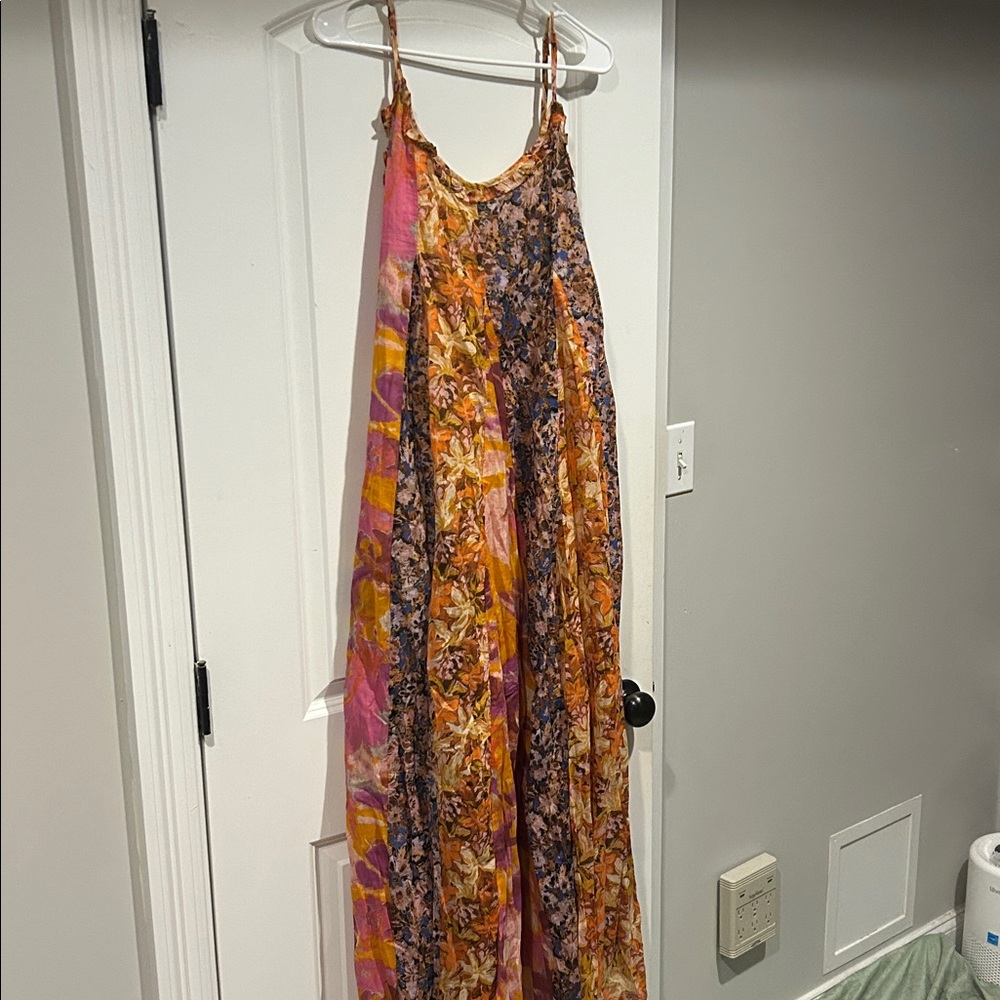 Free People Colorful Floral Dress